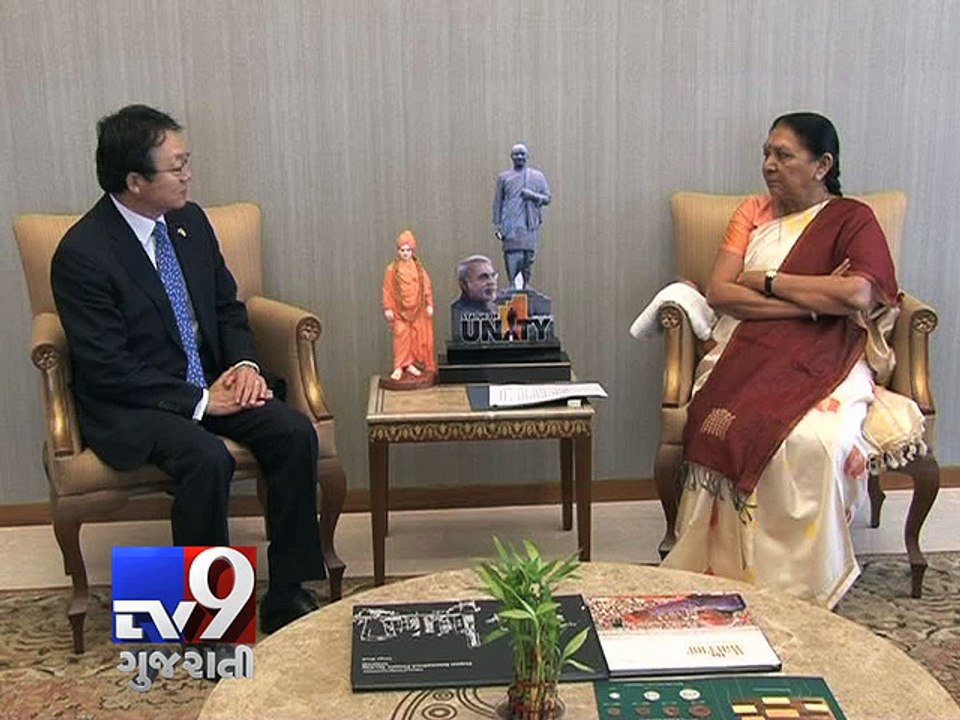 CM Anandiben Patel meets Korean delegation led by Ambassador Mr.Lee Joon-Gyu, Gandhinagar - Tv9 Gujarati