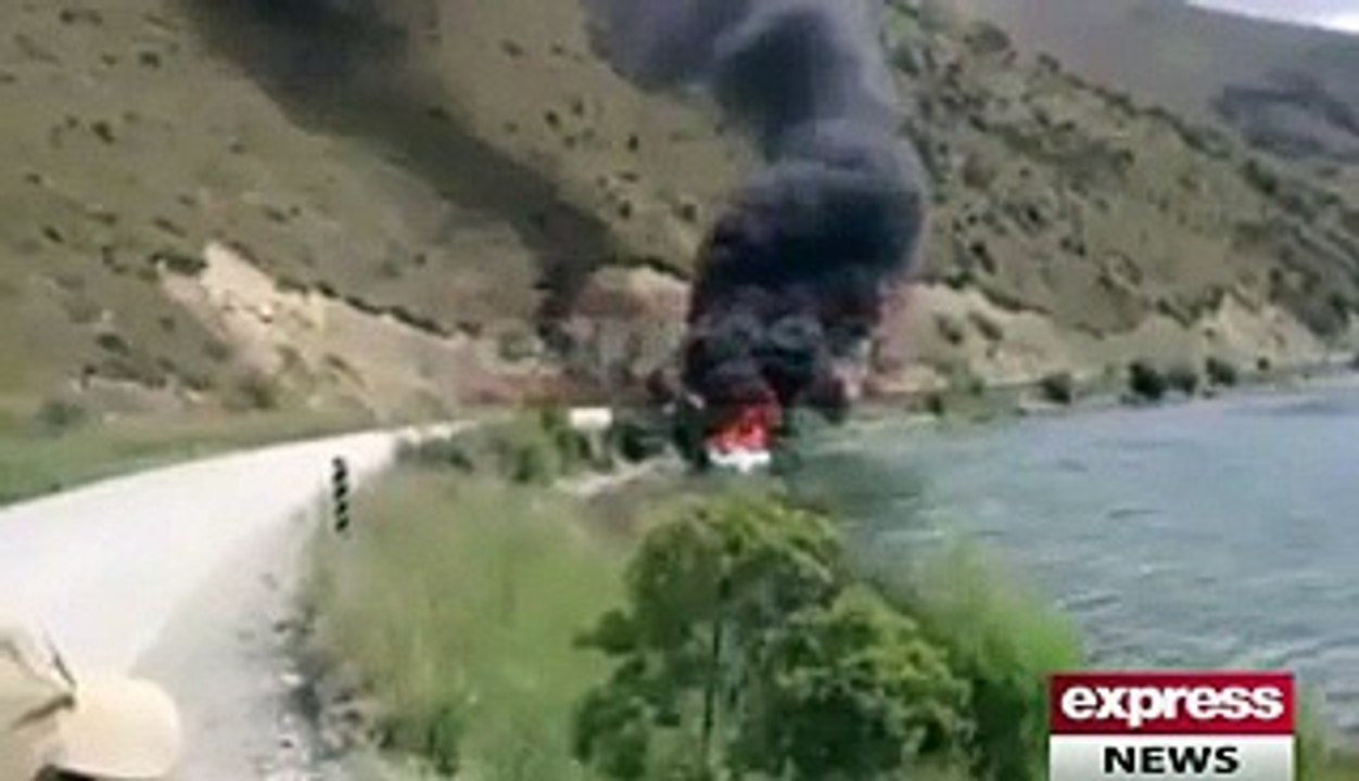 Cool way to put out a boat fire