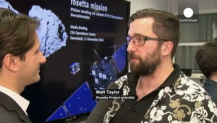 Philae : dans l'attente de l'atterrissage ce petit gramme sur "Tchouri"