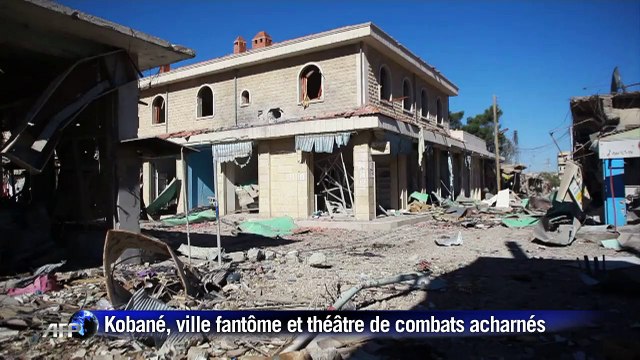 Kobané, ville fantôme et théâtre de combats acharnés