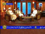 Mufti Muhammed Ibraheem qadri In Aalim Online with Aamir Liaquat On Geo Tv