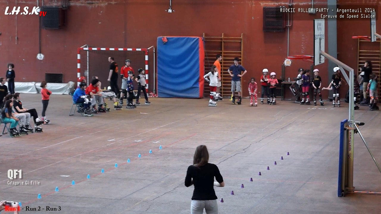 Speed Slalom C1 Fille - Rookie Roller Party 2014
