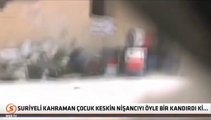 Suriyeli çocuktan akıl almaz kurtarma