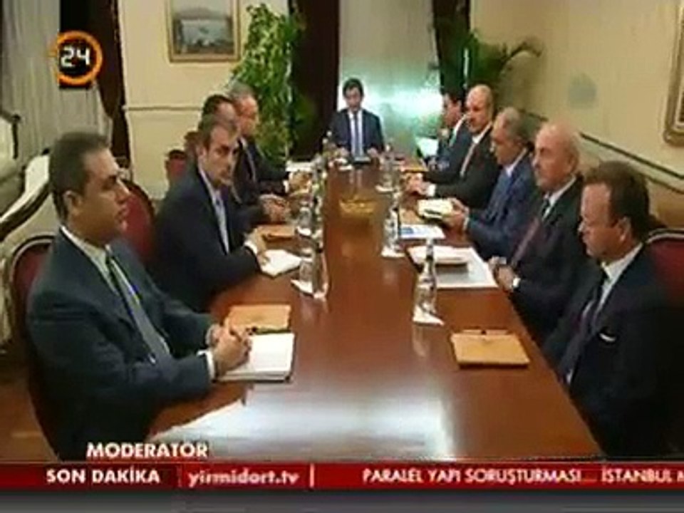 Başbakan Ahmet Davutoğlu Başkanlığında Gerçekleştirilen Çözüm Süreci Kurulu Toplantısı 4 Saat Sürdü