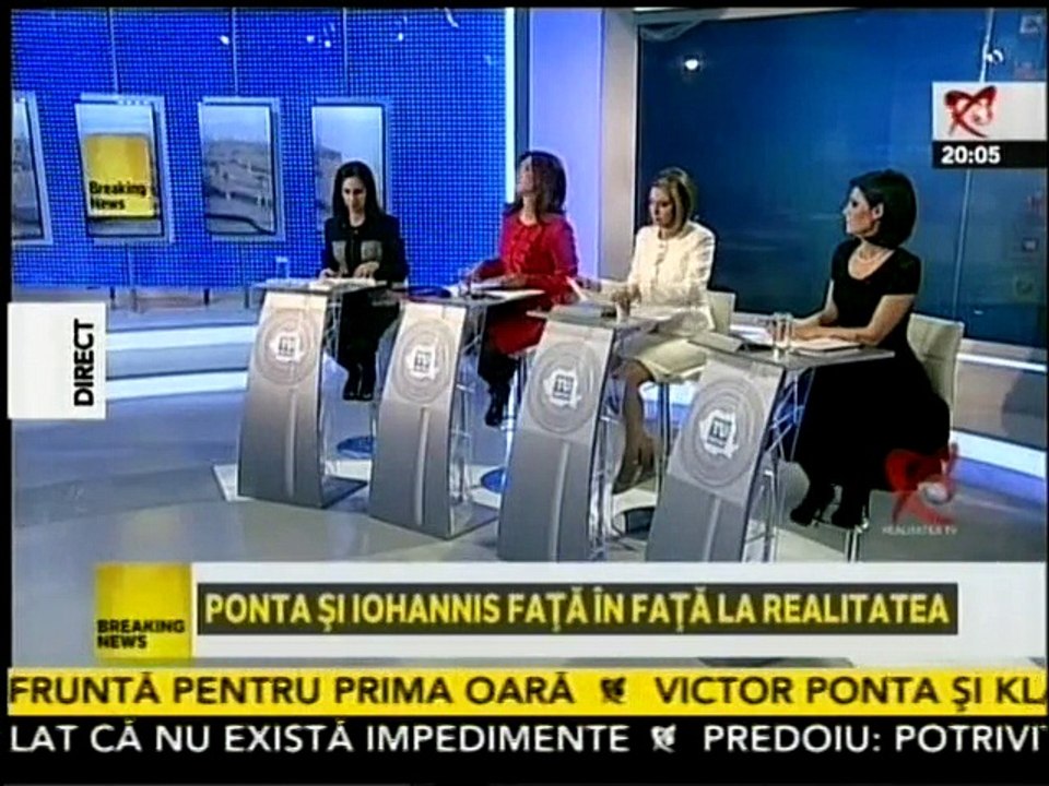 Dezbatere Victor Ponta Klaus Iohannis I
