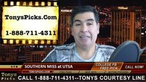 Texas San Antonio Roadrunners vs. Southern Mississippi Golden Eagles Free Pick Prediction NCAA College Football Odds Preview 11-13-2014
