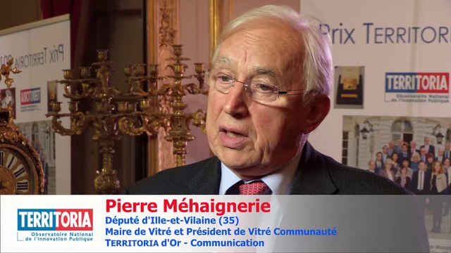TERRITORIA 2014 : Pierre MEHAIGNERIE, Député d'Ille-et-Vilaine, Maire de Vitré et Président de Vitré Communauté