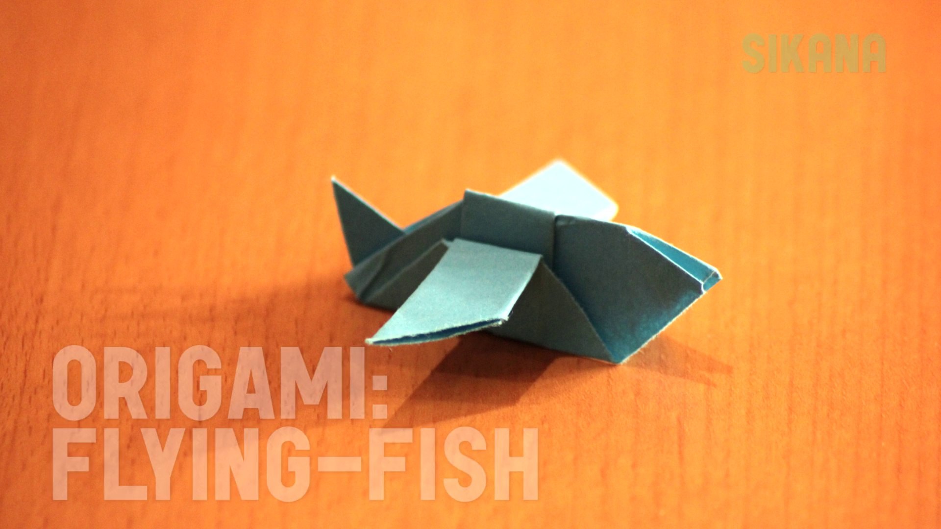 Origami: How to Make a Flying Fish - video Dailymotion