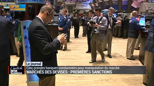 Manipulation des changes: 5 banques sanctionnées