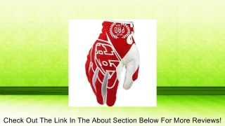 Troy Lee Designs Se Pro Men's Off-Road/Dirt Bike Motorcycle Gloves - Red / Large Review