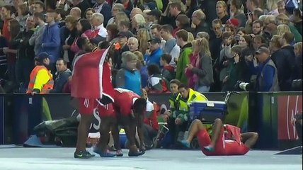 Usain Bolt Blazing Anchor Leg 4x100m Final Commonwealth Games 2014