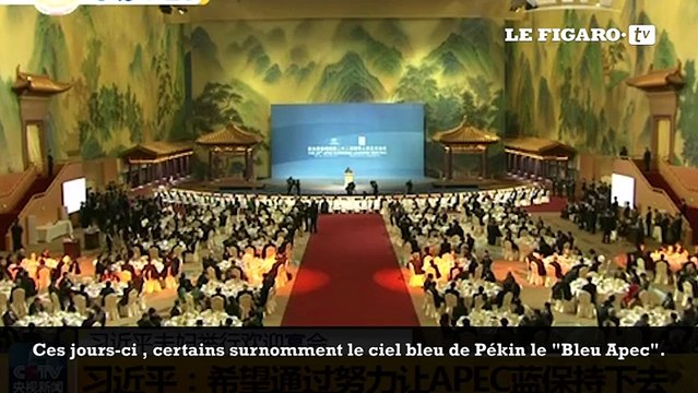 Le ciel bleu de Pékin moqué par les internautes chinois