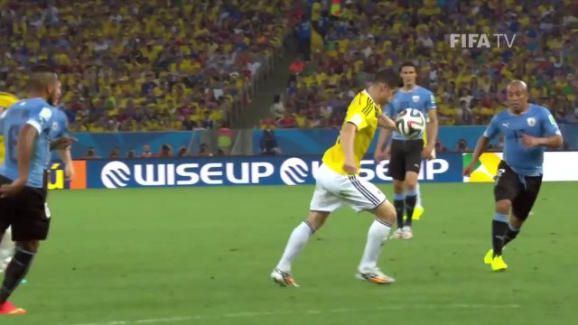 Relembre o gol de James Rodríguez que venceu o Prêmio Puskas de 2014