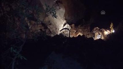 Rize'de İnşaat Halindeki Tünelde Göçük (2)