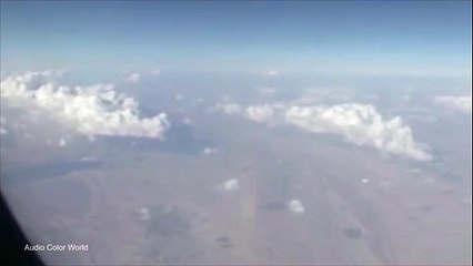 UFO caught on camera ZOOMING under plane in Iran