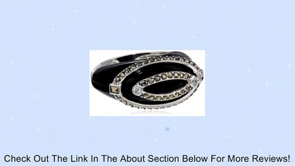 Judith Jack "Sparkles" Sterling Silver, Marcasite and Onyx Ring, Size 8 Review