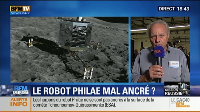 BFM Story: Mission Rosetta: Philae posé, mais mal ancré (2/3) - 12/11