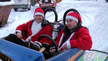 Ils réinventent le traineau du père Noël