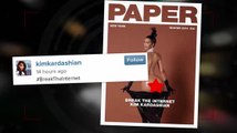 Kim Kardashian montre ses fesses sur Paper Magazine