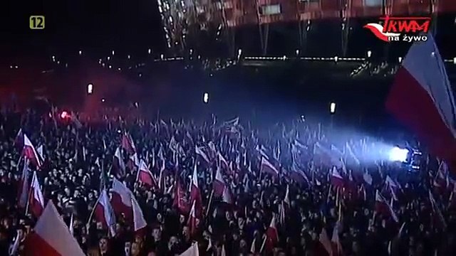 Marian Kowalski przemawia na Marszu Niepodległości 2014 (11112014)