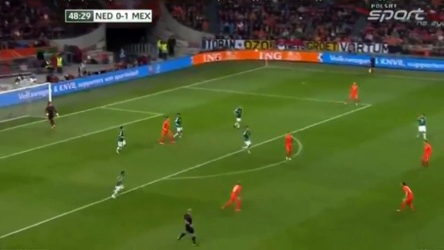 le but somptueux de Wesley Sneijder lors de Pays-Bas - Mexique