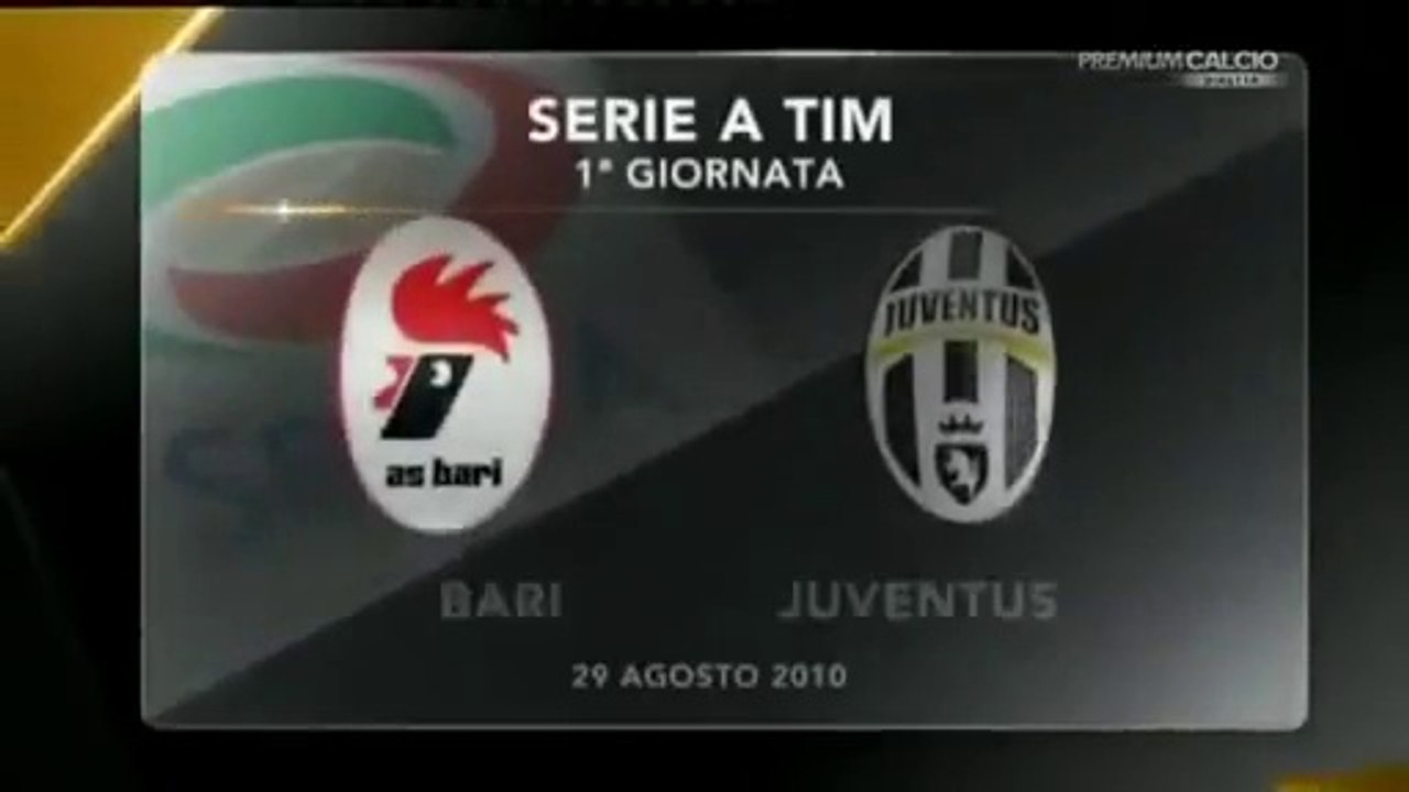 Bari - Juventus 1-0 (29.08.2010) 1a Andata Serie A.