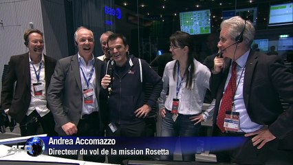 Victoire de l'Europe spatiale:un robot s'est posé sur une comète