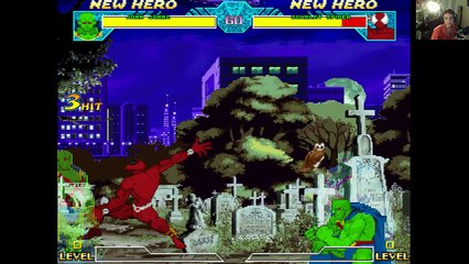 Scarlet Spider VS Martian Manhunter In A DC VS Marvel MUGEN Match / Battle / Fight