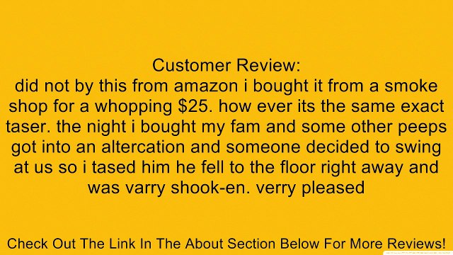 Cheetah 2.5 Mil Cyclone Rechargeable Stun Gun Review