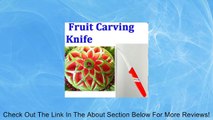 Thailand Thai peeler fruit vegetable carving knife blade culinary art tool. Review