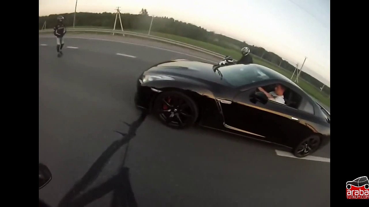 Nissan GT-R vs Yamaha R1 vs Suzuki GSXR1000 - Araba Tutkum