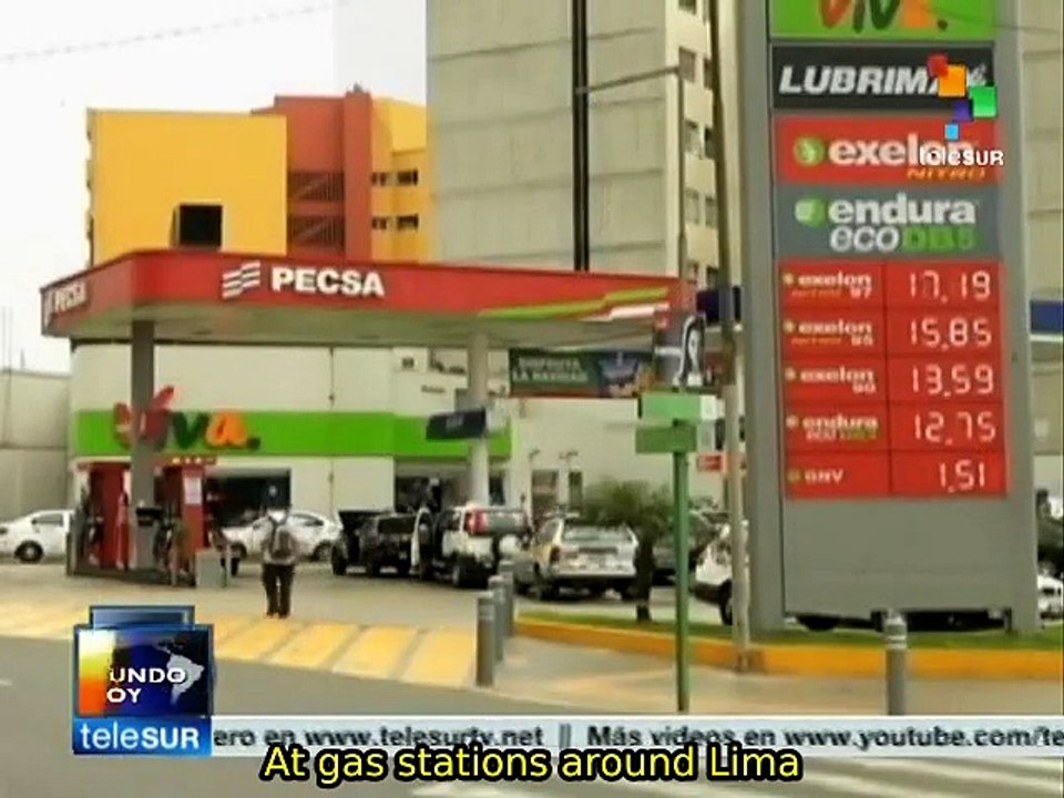 High gas prices affect Peruvian consumers
