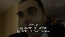BL Sopron Igor POLENEK (coach hongrois)