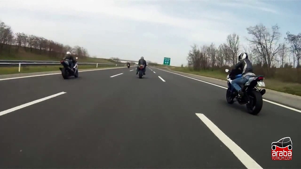 Kawasaki ZX10R vs Suzuki K8 vs Yamaha R1 - Araba Tutkum