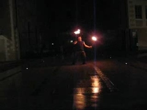 llano : poï, bolas, session feu - Angers - 220207