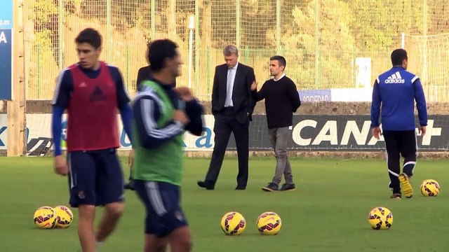 Moyes arrives at Real Sociedad