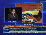 Continúan sabotajes al proceso de paz colombiano