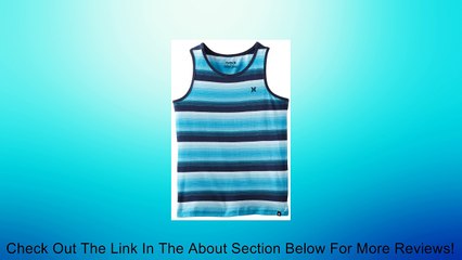 Hurley Big Boys' Break Tank, Bright Blue, Small Review