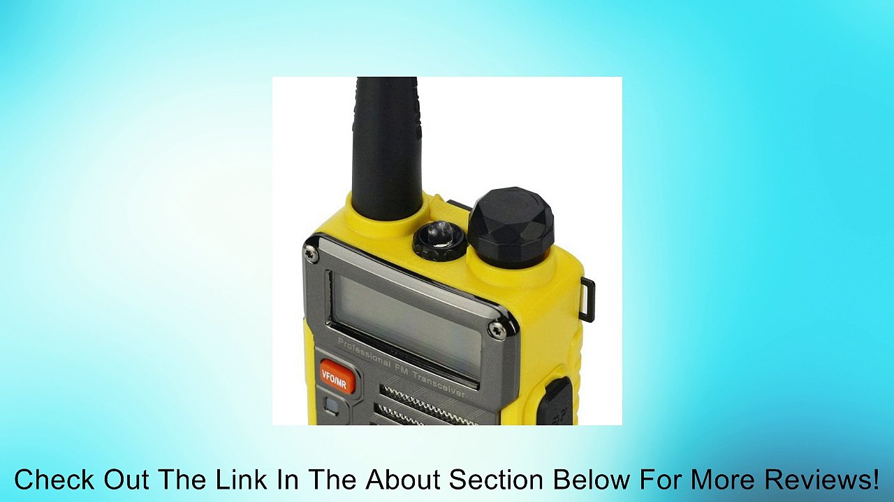 BaoFeng UV-5R Plus Qualette Two way Radio (Imperial Yellow) Review