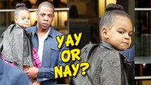 Beyonce Baby Blue Ivy's adorable ballerina bun Yay or Nay?