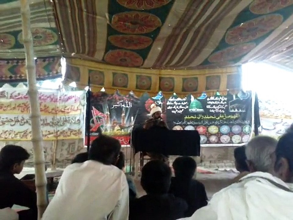 Majlis Maulana Abid Hussain Rabbani 9th Muharram part 01 saraiki