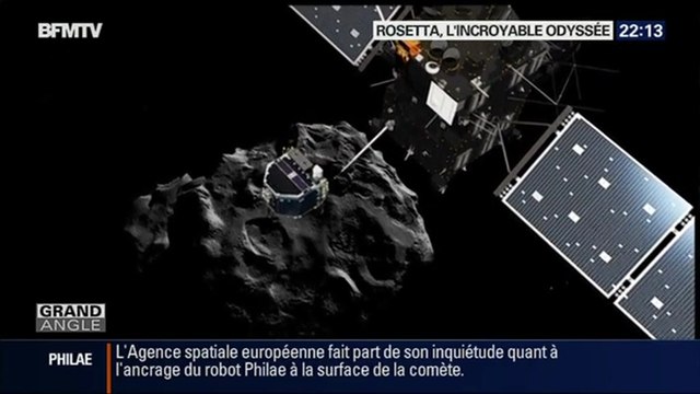 Grand Angle: Mission Rosetta: Philae posé sur la comète, mais pas harponné - 12/11