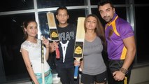 BCL Team Rowdy Bangalores Match Practice   Rakhi Sawant, Ajaz Khan !