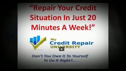 My Credit Repair University Review   DIY Credit Repair Advice