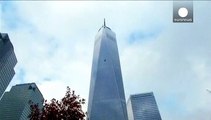 Brivido al WTC: operai sospesi a 240 m d'altezza