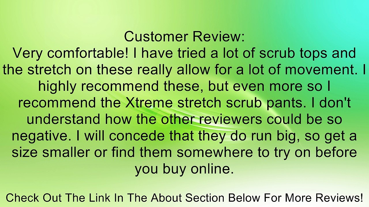 Dickies Xtreme Stretch Men's V-Neck Scrub Top Review