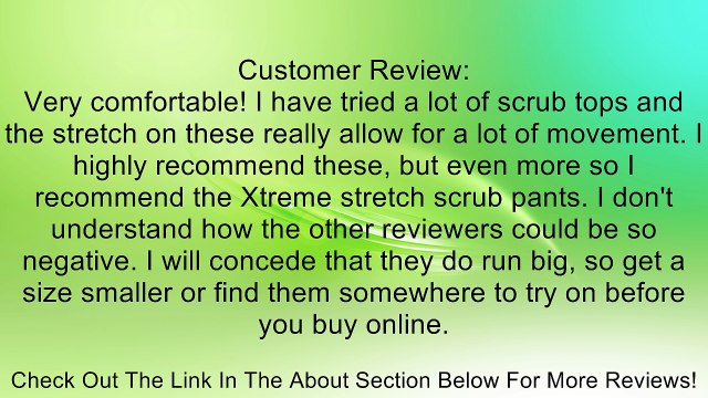 Dickies Xtreme Stretch Men's V-Neck Scrub Top Review
