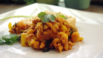 Recette végétarienne protéines de soja