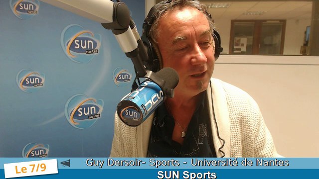 SUN Sport jeudi 13 novembre: Guy Dersoir, Responsable de la section sport de l'Université de Nantes