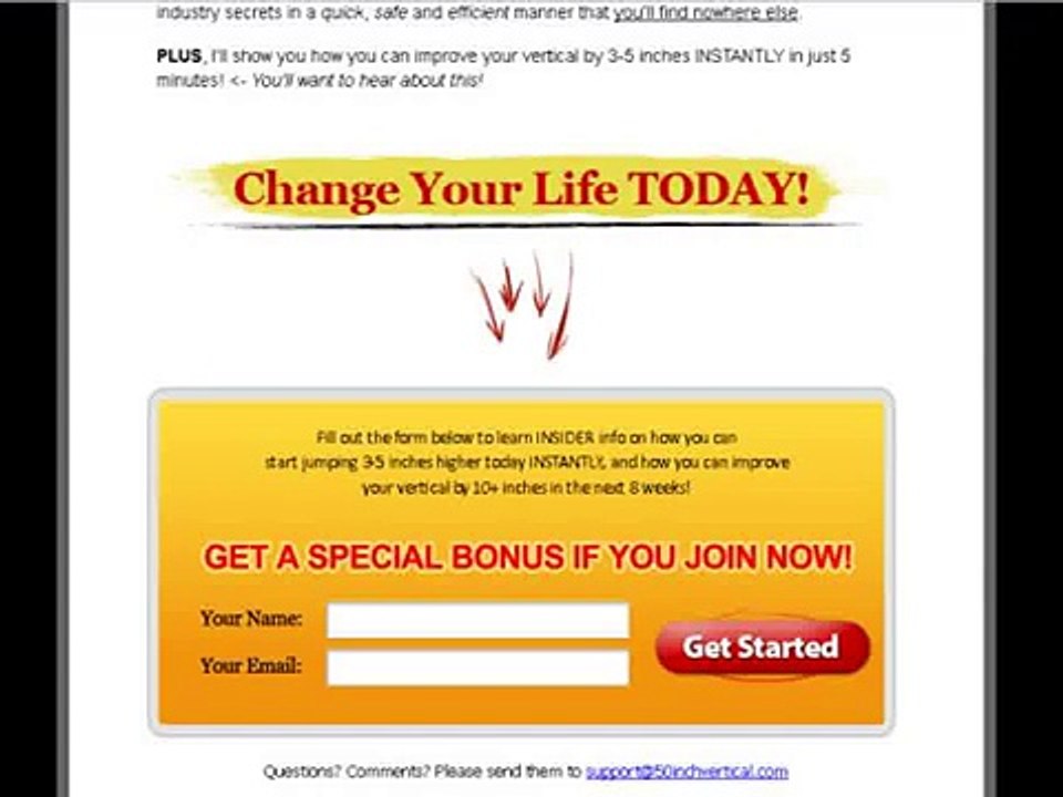 50 Inch Vertical Secrets To Jumping Higher - Basketball -